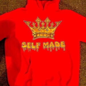 A self-made hoodie